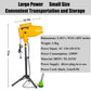 LANGXUN 2026 Upgrade Foam Machine for Party, 1200W High Power Foam Maker Cannon Bubble Machine, Outdoor Summer Pool Party Water Toys for Birthdays