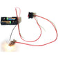 FDXGYH Electrical Circuit Experiment Kit 1set DIY Circuit Experiment Small Bulb Lights up kit Battery Box Lamp Holder Switch for Home School