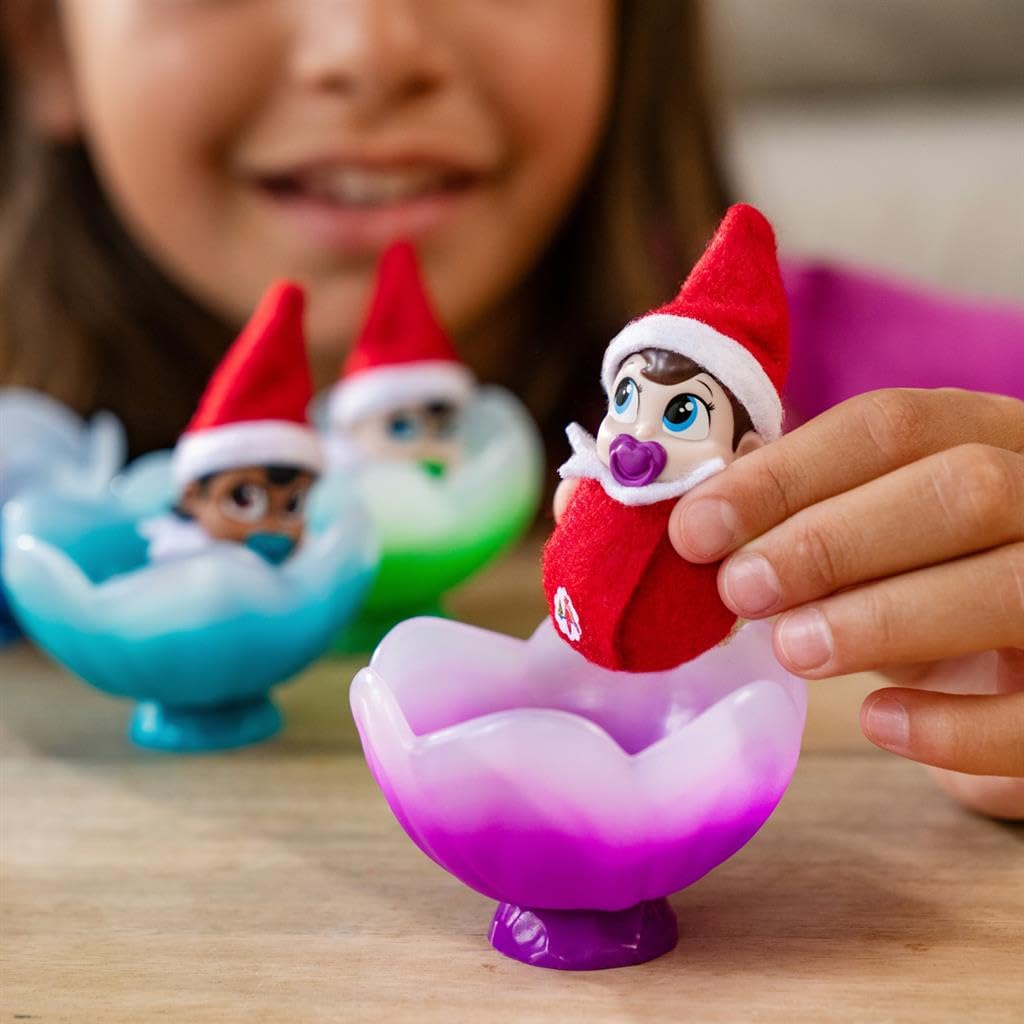 The Elf on The Shelf Frost Pips Dark Tone Duo: Boy and Girl Dark Tone Mini-Blooms