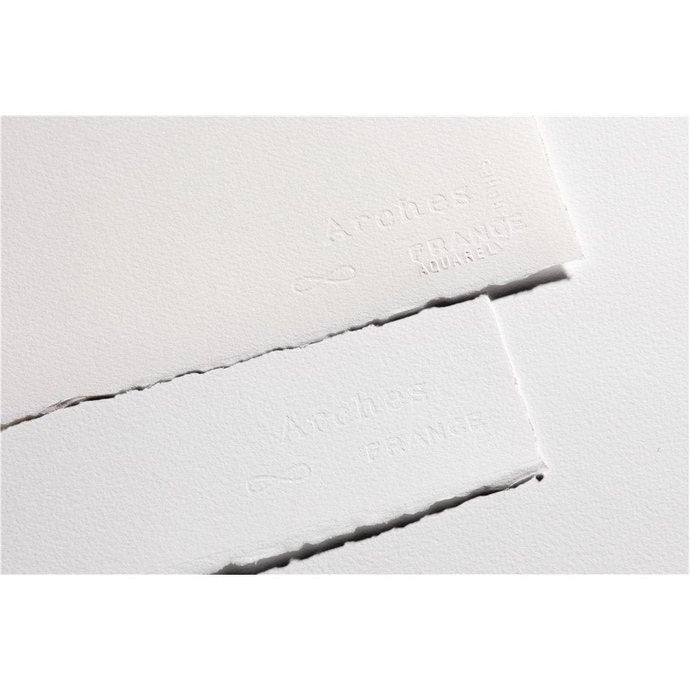 Arches Watercolor Paper Block, Hot Press, 9" x 12", 140 Pound - 2 Pack