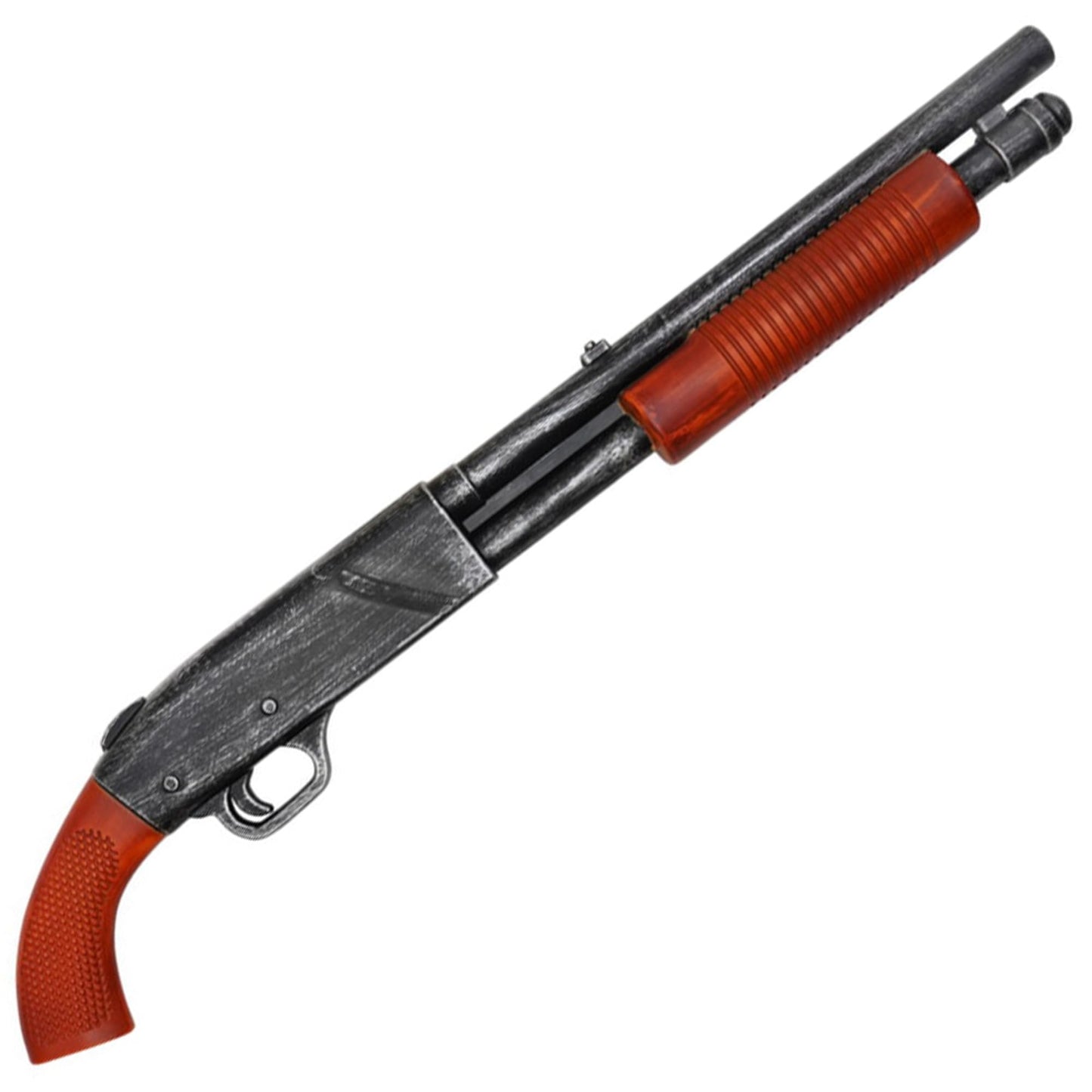 30” Foam Horror Movie Pump Shotgun with Brown Grip Replica | Collectible Cosplay Prop | Lightweight Safe Costume Accessory