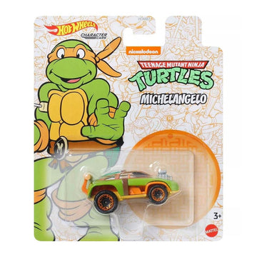 Hot Wheels Teenage Mutant Ninja Turtles Michelangelo Character Car