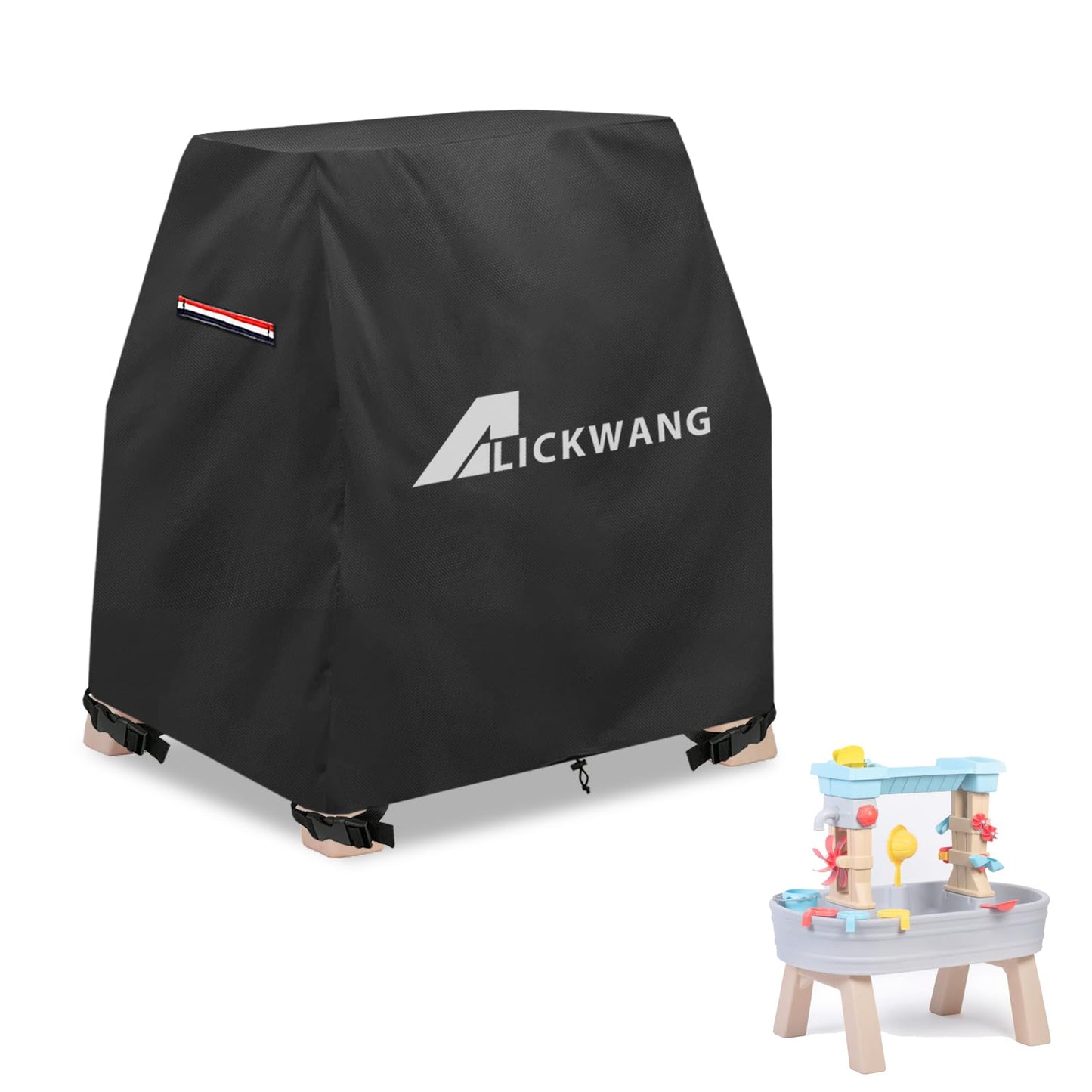 AIickwang Kids Water Table Cover For Step2 Rain Showers & Flow Kids Water Table,Outdoor Heavy 600D Dustproof Waterproof Dustproof Anti-UV Toddler