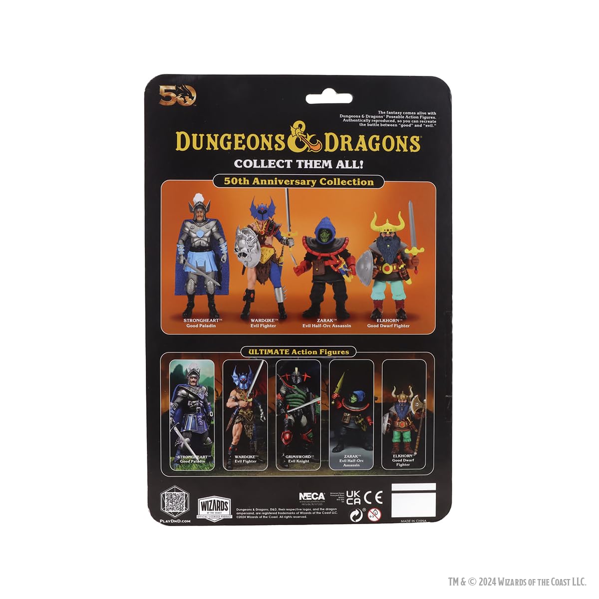 WizKids Dungeons & Dragons 7” Scale Action Figure - Limited 50th Anniversary Edition Elkhorn Figure