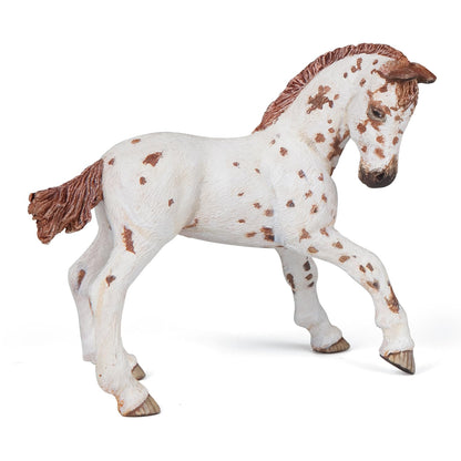 Papo - Realistic Appaloosa Foal Figure - Ages 3+ - Horses and Ponies Collection - Creative Play Equestrian World - Gift Idea Toy for Girls and Boys