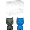 Funko B a t m a n [Grey & Blue]: Hikari XS Vinyl Figurine Bundle with 1 Compatible Protector (28217 - B)