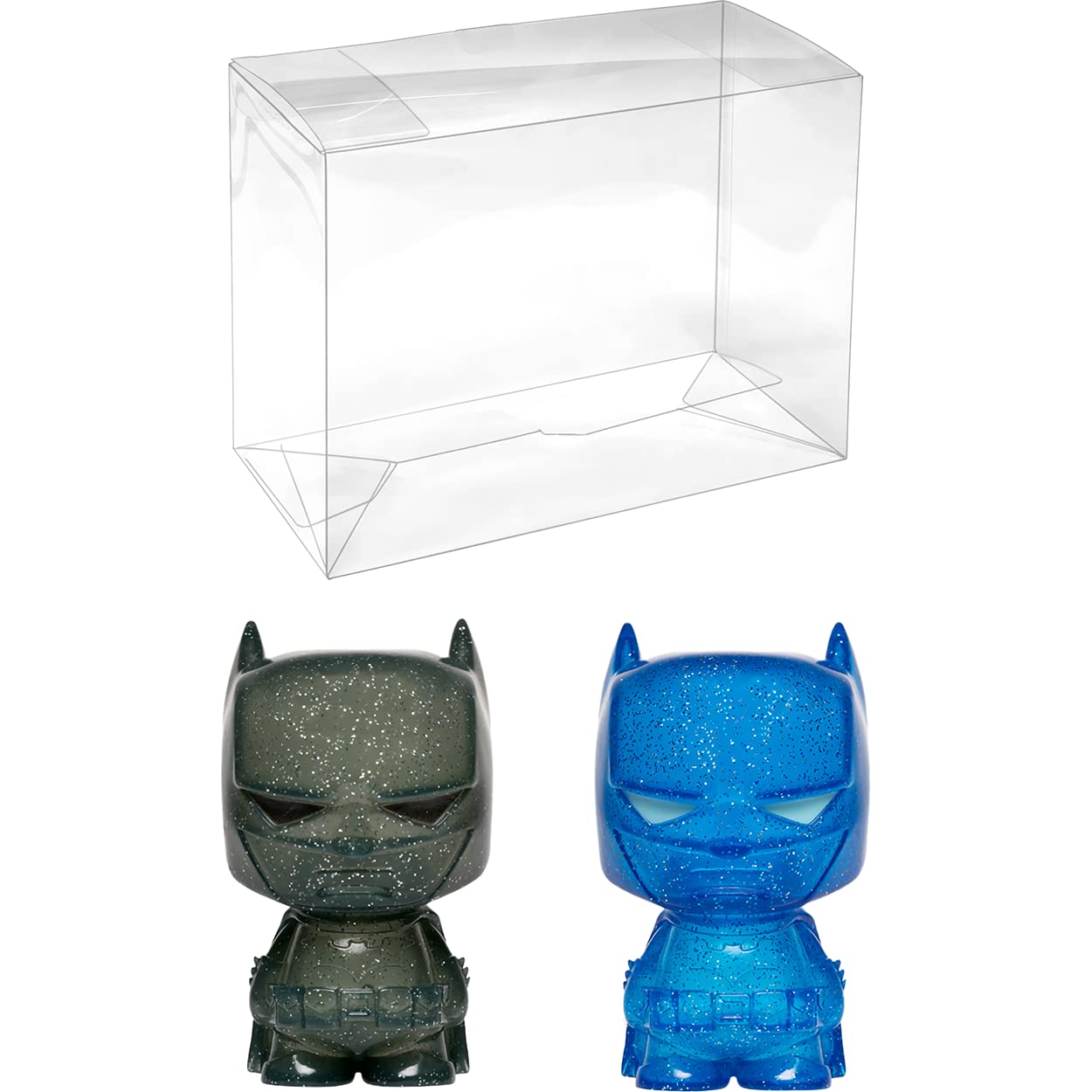 Funko B a t m a n [Grey & Blue]: Hikari XS Vinyl Figurine Bundle with 1 Compatible Protector (28217 - B)