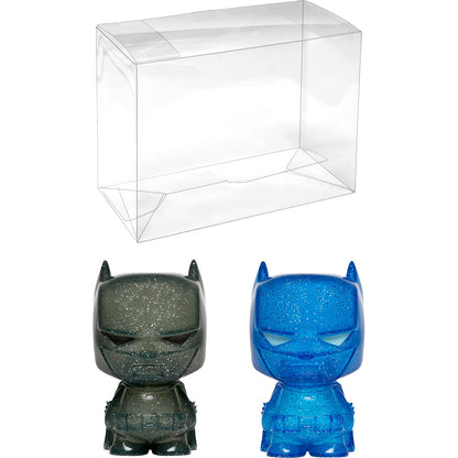 Funko B a t m a n [Grey & Blue]: Hikari XS Vinyl Figurine Bundle with 1 Compatible Protector (28217 - B)