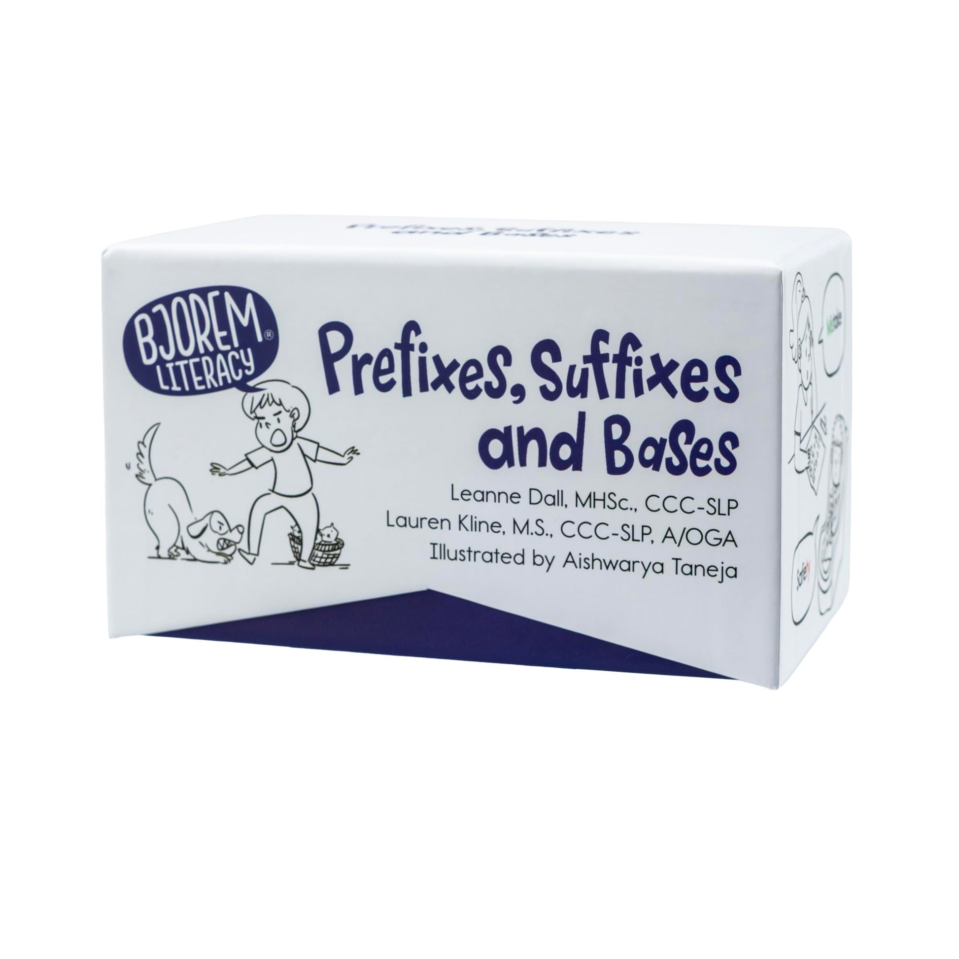 Bjorem Speech® Prefixes & Suffixes & Bases Card Deck - Vocabulary & Reading Comprehension Tool for Literacy, Classrooms & Home Learning Instruction