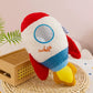 Xshelley 13.7 inch Rocket Shape Plush Toys Pillow, Rocket Ship Stuffed Plush Doll,Living Room Sofa Bedroom Decorative Children's Birthday Gift