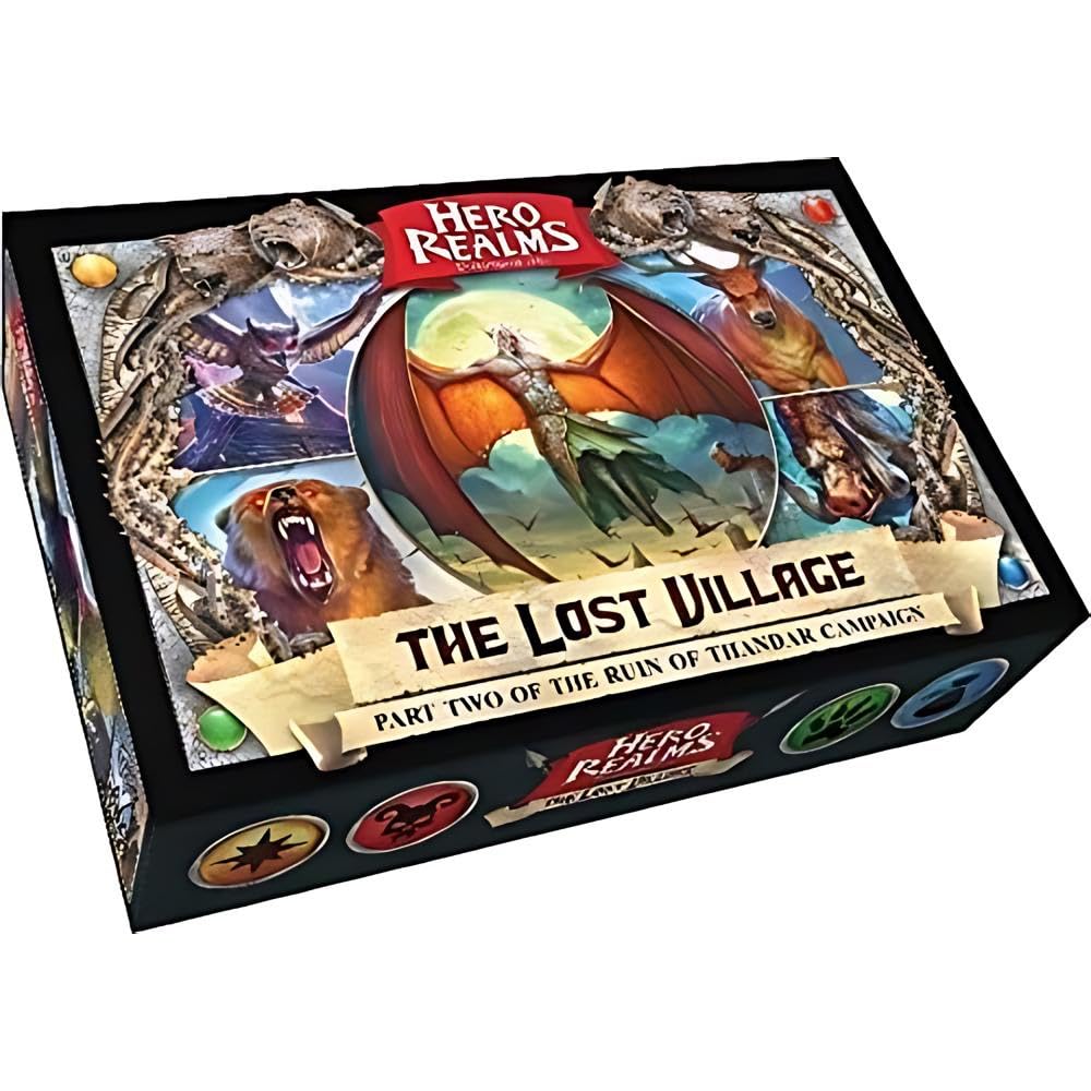 Wise Wizard Games, Hero Realms Bundle: Lost Village, Journeys and Ancestry Packs (3 Items)