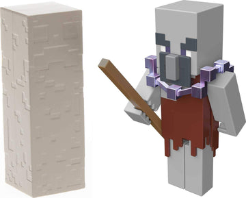 Mattel Minecraft Dungeons 3.25-in Collectible Battle Figure and Accessories, Based on Video Game, Imaginative Story Play Gift for Boys and Girls Age 6