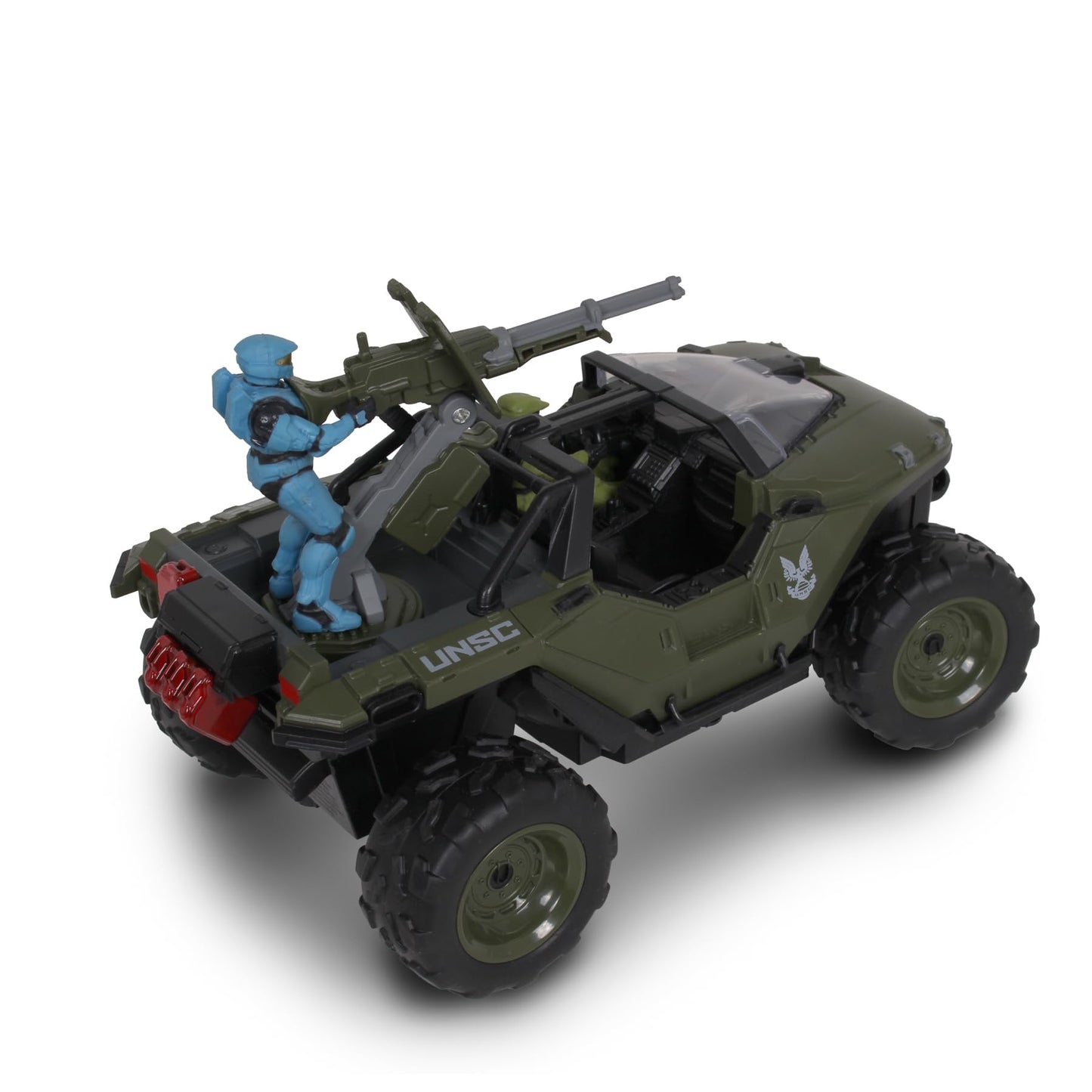 NKOK Halo Infinite RC: Battle Hog UNSC Warthog -W/Master Chief & Spartan, 2.4 GHz Radio Control w/Turbo Boost Vehicle
