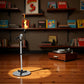 2Pcs Black Dollhouse Decoration Accessories, 1:12 Dollhouse Miniature Scene Model Microphone with Stand Play Toy, Decortion, Dollhouse Furniture