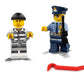 LEGO City Minifigure Combo - Jail Prisoner & Police Officer with Accessories