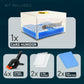Kardrepair - Card Repair/Restoration Humidor Kit - Includes 2 Acrylic Flattening Plates, 2 EVA Foam Pads, 4 Spring Clamps, Custom Fit Base Sponge