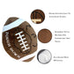 GiftExpress 2 Pack Football Plush Pillows - 12" Soft Fluffy Cotton Stuffed Football Shaped Throw Cushion Decor - Cuddly Game Day Sports Gifts for Kids