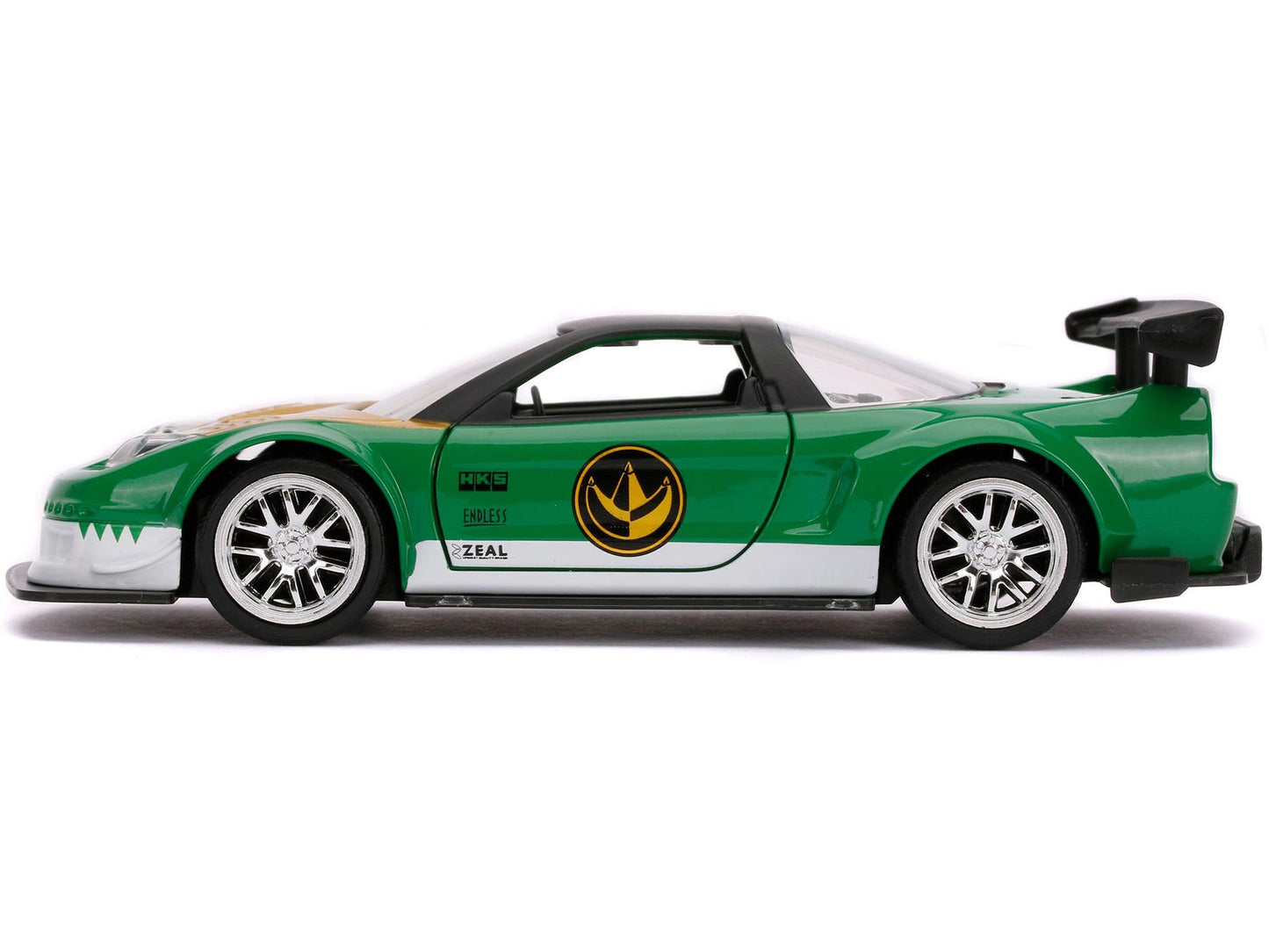 Jada Toys Power Rangers 1:32 Green Ranger 2002 Honda NSX Type-R Die-cast Cars, Toys for Kids and Adults