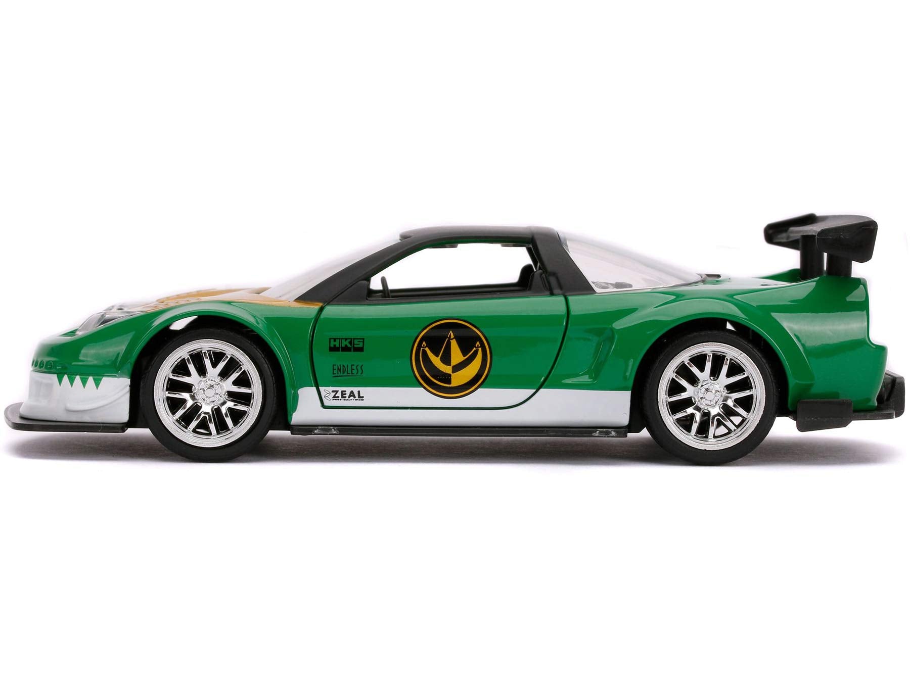 Jada Toys Power Rangers 1:32 Green Ranger 2002 Honda NSX Type-R Die-cast Cars, Toys for Kids and Adults
