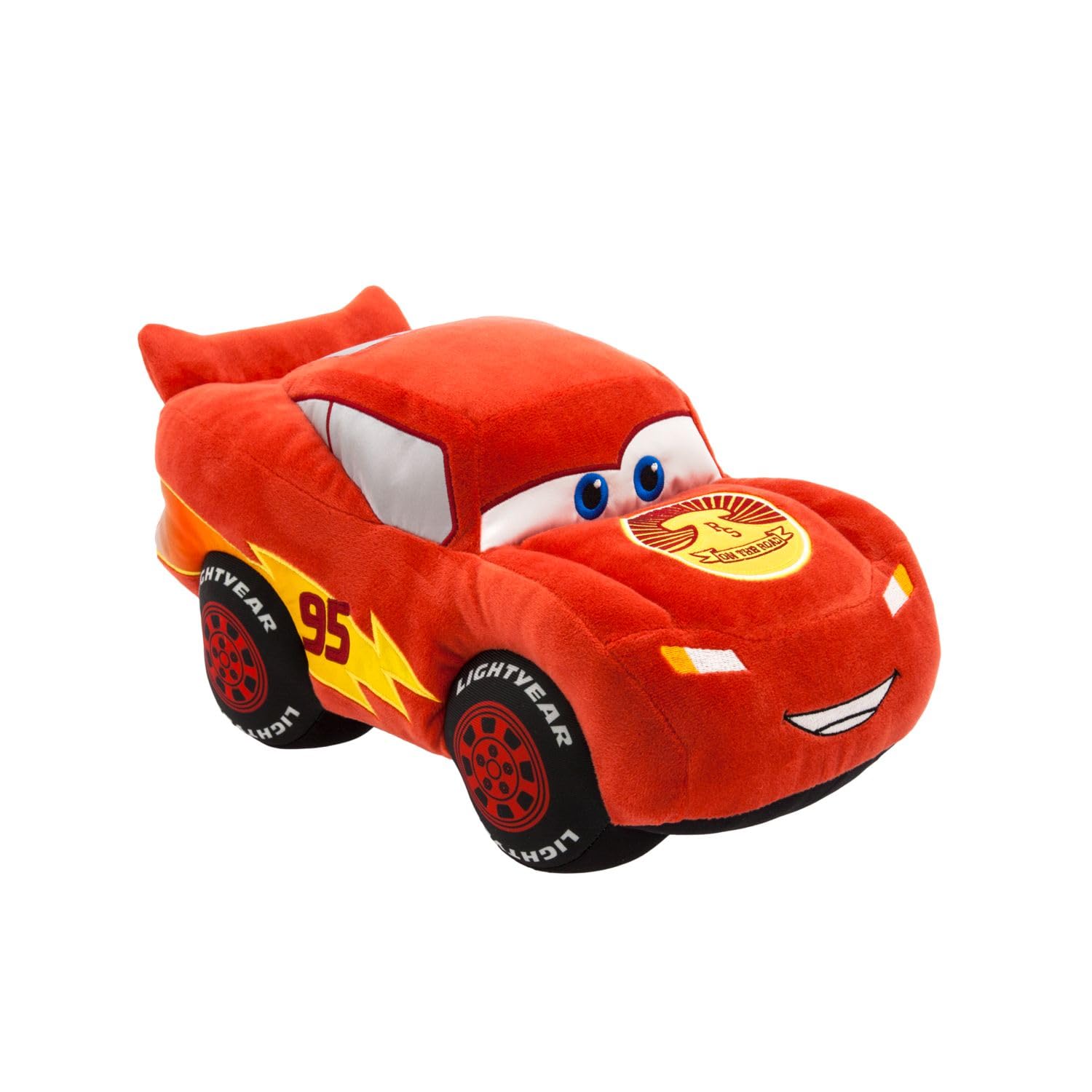 Disney Store Official Lightning McQueen Plush Medium Soft Toy for Kids - Cuddly Character with Fuzzy Texture and Embroidered Details - Suitable