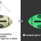 HW HOLOWIN Glow in The Dark Football Size 9 Indoor Outdoor Night Game
