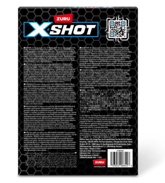 XSHOT Skins Pro Twin Clip Pack by ZURU - 2 High Capacity Dart Clips (20 Dart Each) - Compatible with XSHOT Pro Longshot Blaster - Includes Half & Full
