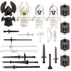 TopBrixx Custom Minifigures Weapon Set, 25 Pcs Custom Weapon Set for Soldier, Figure Weapon Compatible with Lego
