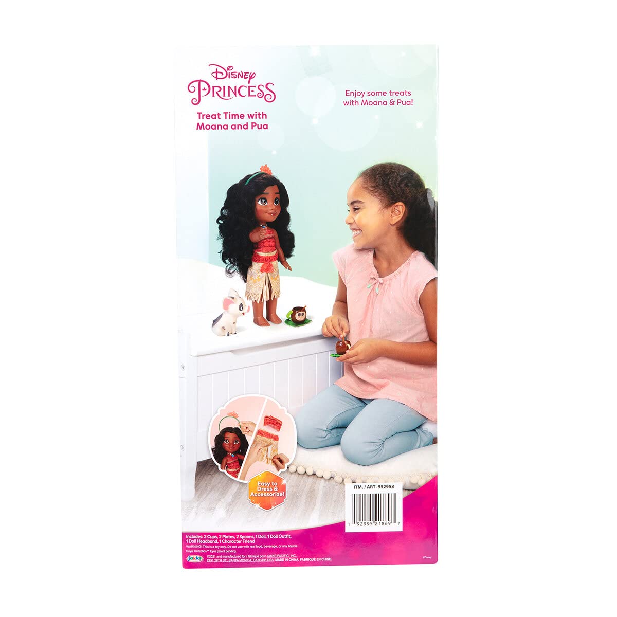 Disney Moana Petite Adventure Doll with Pua 99554-CA-4