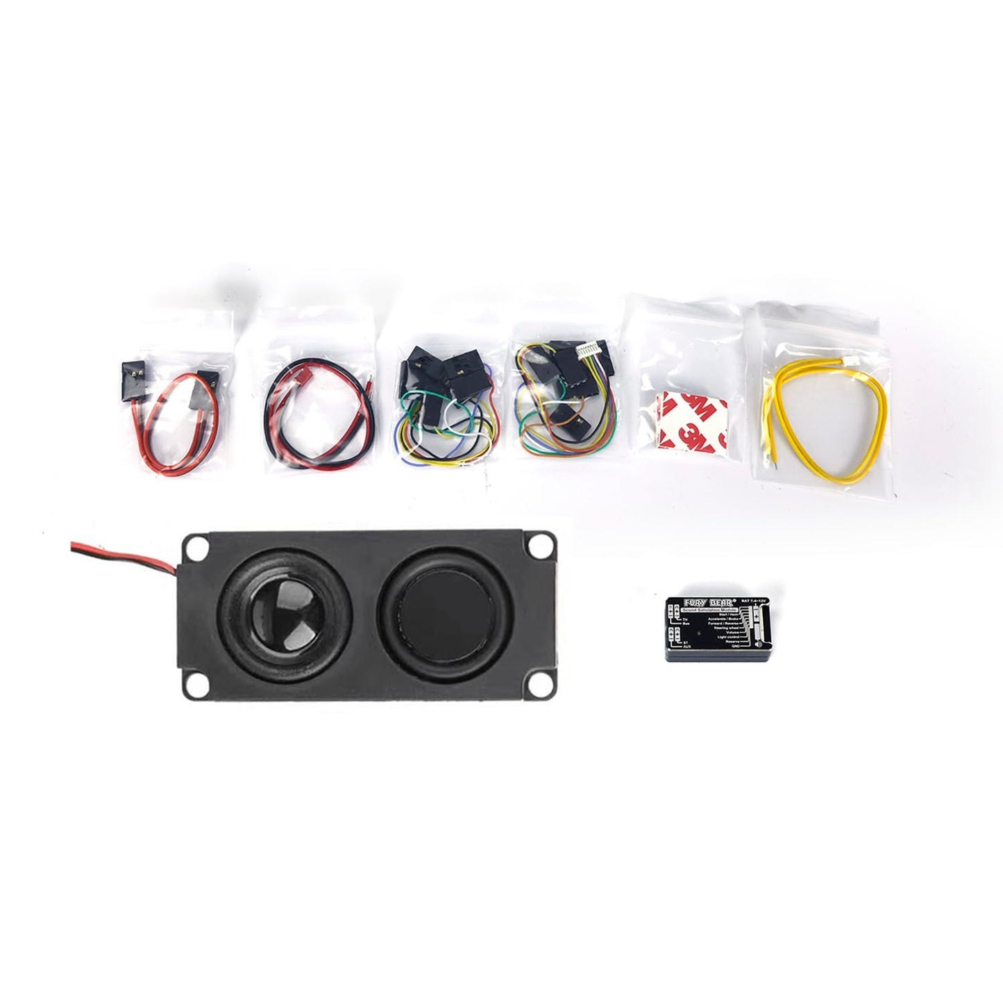 Sound System Group for 1/14 Lesu R730 Rc Trailer Truck Car Compatible with DIY Tamiya Model