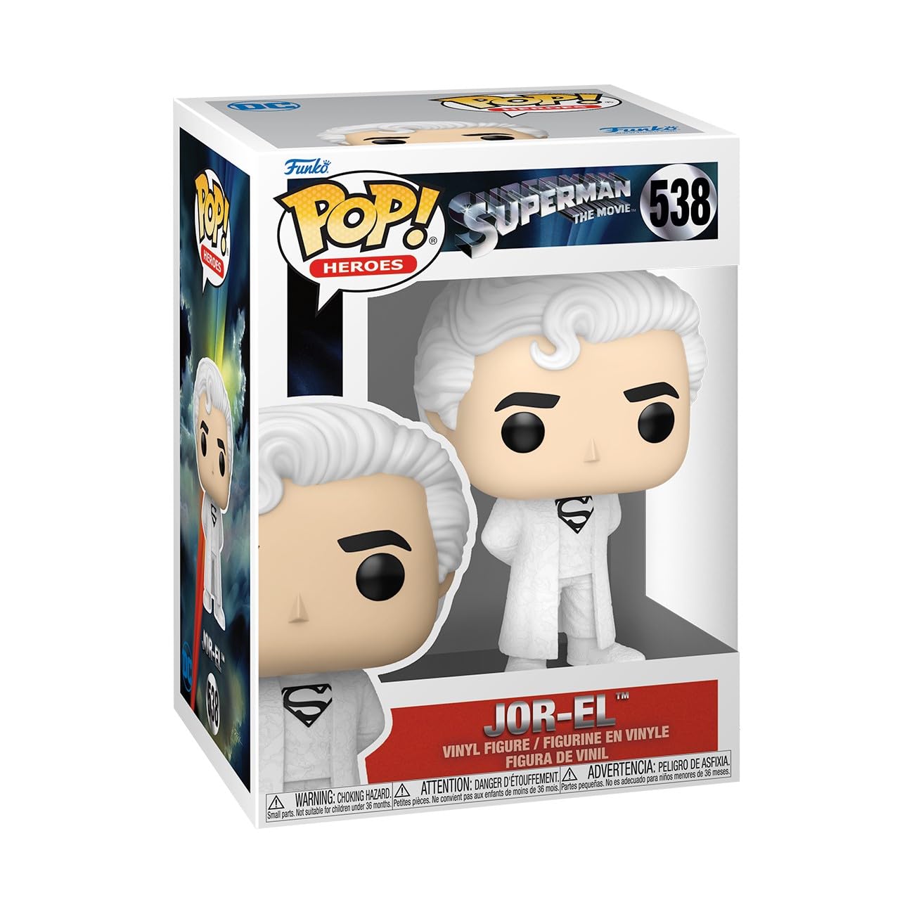 Funko Pop Movies: Superman - (1978) - JOR-EL - Superman 1978 - Collectable Vinyl Figure - Gift Idea - Official Merchandise - Toys for Kids & Adults
