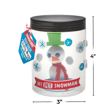Fun Express PET Snowman in A JAR CK-6 - Craft Kits - 6 Pieces