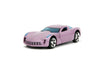 Jada Pink Slips 1:32 W2 2009 Chevy Corvette Stingray Concept Die-Cast Car, Toys for Kids and Adults(Dusty Purple)