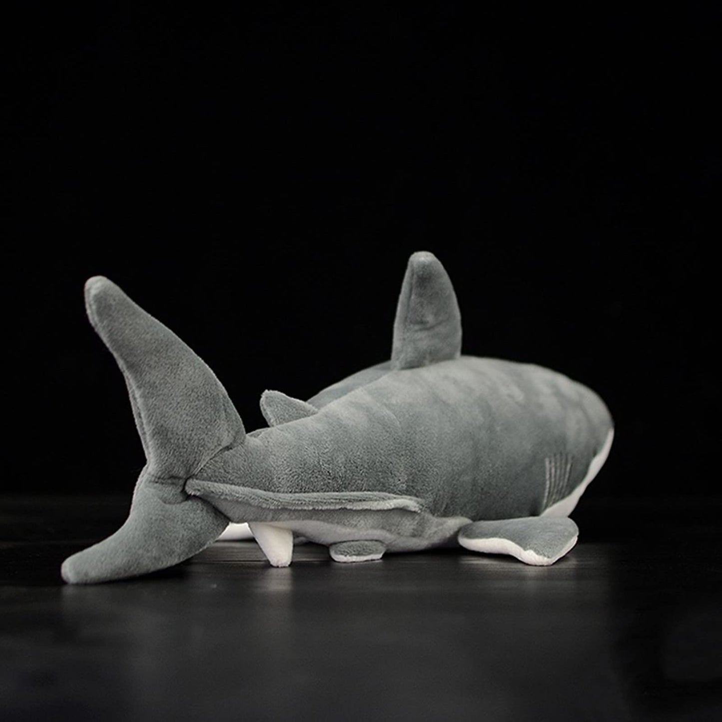 BABY FRANKIEZHOU Simulation Great White Shark Plush Toy, Super Kawaii Realistic Plush Stuffed Sea Animal Doll Pillow Super Soft Kids Birthday Gift