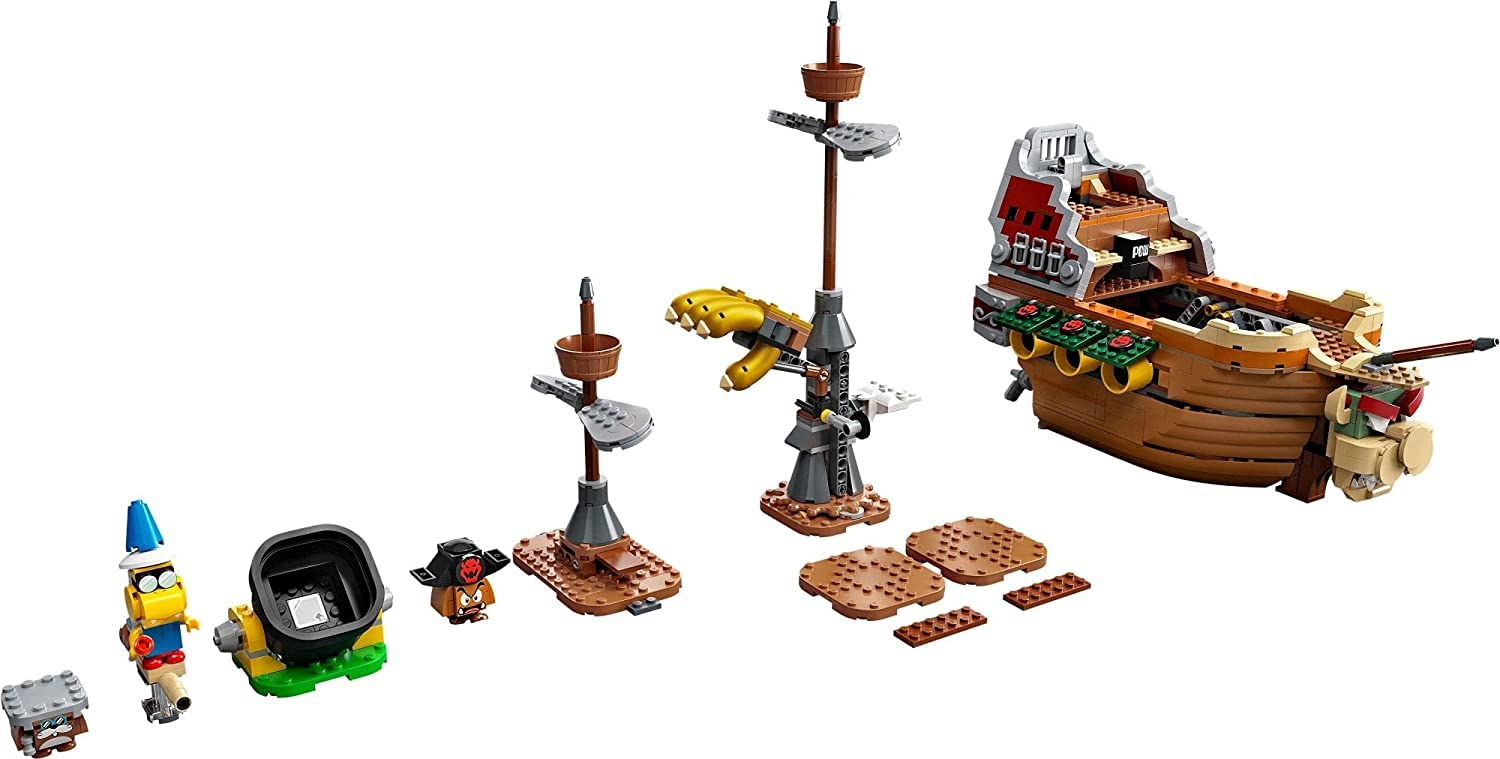 LEGO Super Mario Bowser’s Airship Expansion Set 71391 Building Toy for Kids; New 2021 (1,152 Pieces)