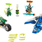 LEGO NINJAGO Jay and Lloyd’s Velocity Racers 71709 Building Kit for Kids and Hot Toys (322 Pieces)
