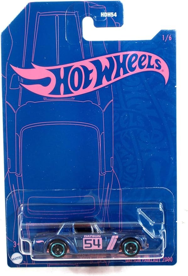Hot Wheels 54th Anniversary Pearl and Chrome Series Wave 2 Set of 5 Diecast Vehicles Bundle