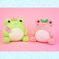 Cuddle Barn PlushGoals Wawa The Prince - Frog Plush with Shiny Crown - 9 in