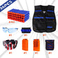 Kids Tactical Vest Kit for Nerf Guns N-Strike Elite Series with 40 Bullets Refill Darts, 2 Reload Clips, Dart Pouch, Tactical Masks, Hand Wrist Band