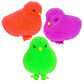 The Dreidel Company 12-Count Chicken Puffer Rubber Duck Toy Duckies for Kids, Stress Reliever Toy for Kids, Bath Ducky, Birthdays, Baby Showers