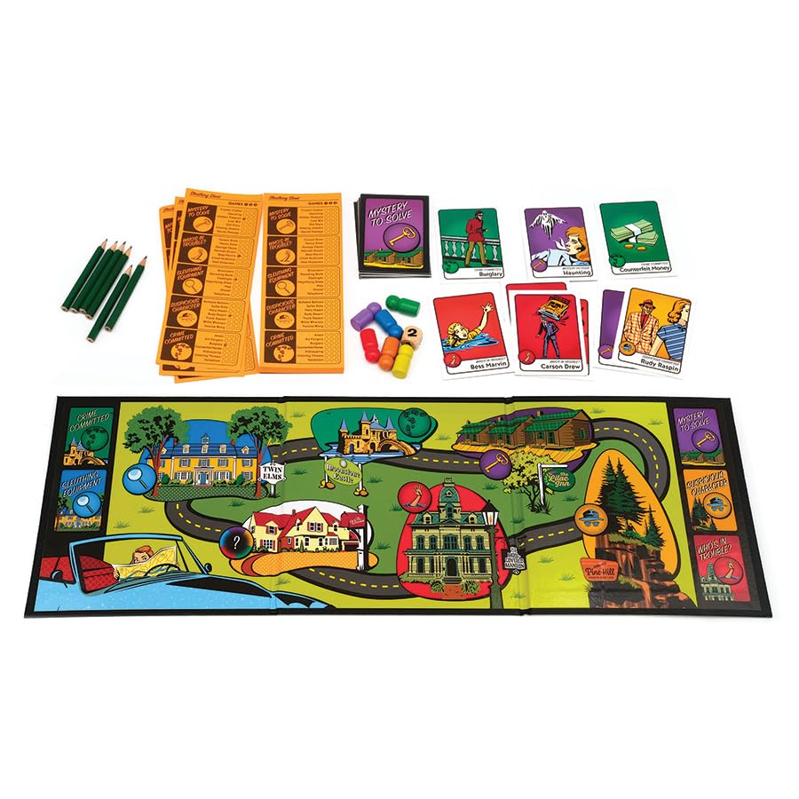 Nancy Drew Mysteries Board Game - A Game of Deductive Reasoning for 3 to 6 Players Ages 8 and up