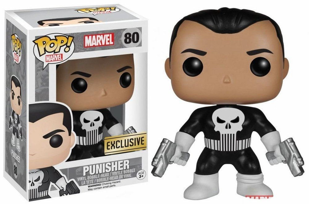 Funko Punisher POP! Marvel Punisher Exclusive Vinyl Bobble Head #80