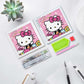 Hupalun Diamond Art Painting Kits for Kids, Kitty Diamond Art for Kids Ages 4-8-12, Hello Kitty Gem Kit Crafts Beginners with Frame for Gift Home Wall