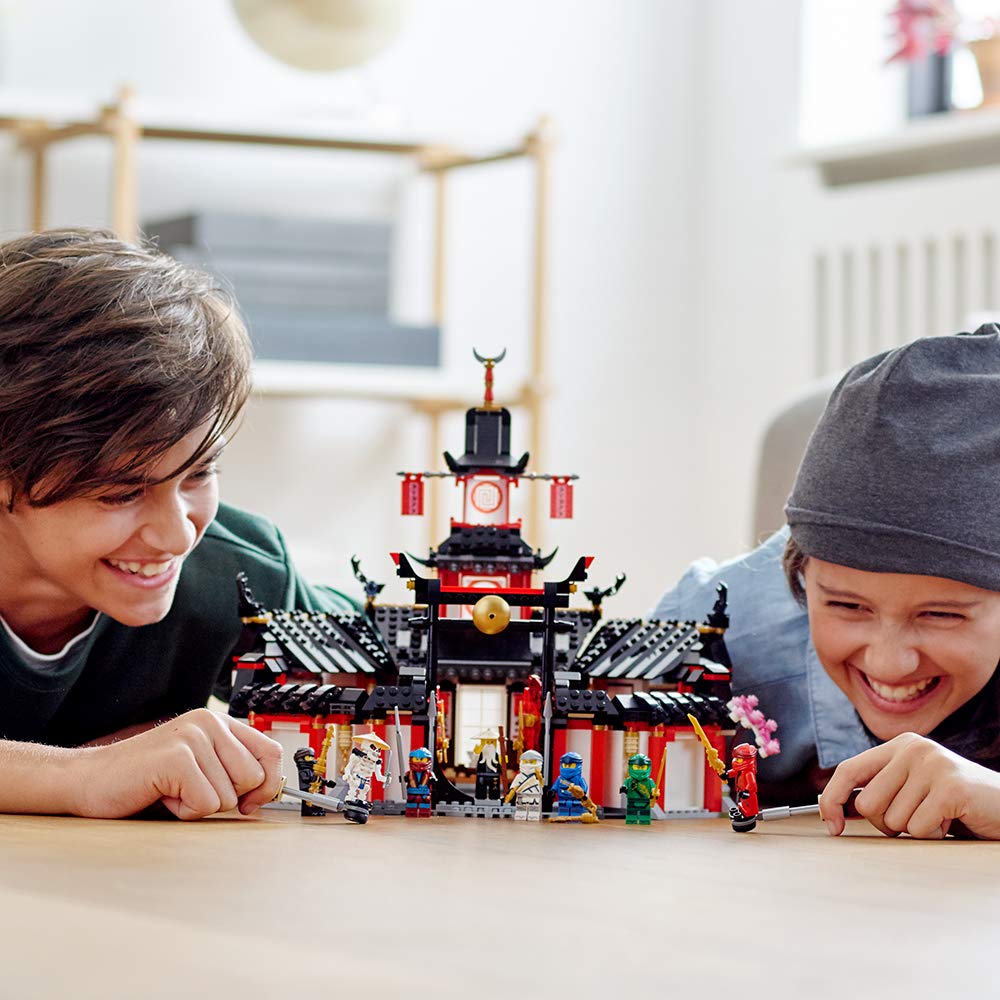 LEGO NINJAGO Legacy Monastery of Spinjitzu 70670 Battle Toy Building Kit Includes Ninja Toy Weapons and Training Equipment for Creative Play (1,070