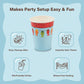 Fun Express - Little Fisherman 9oz Paper Cups for Birthday - Party Supplies - Print Tableware - Print Cups - 8 Pieces