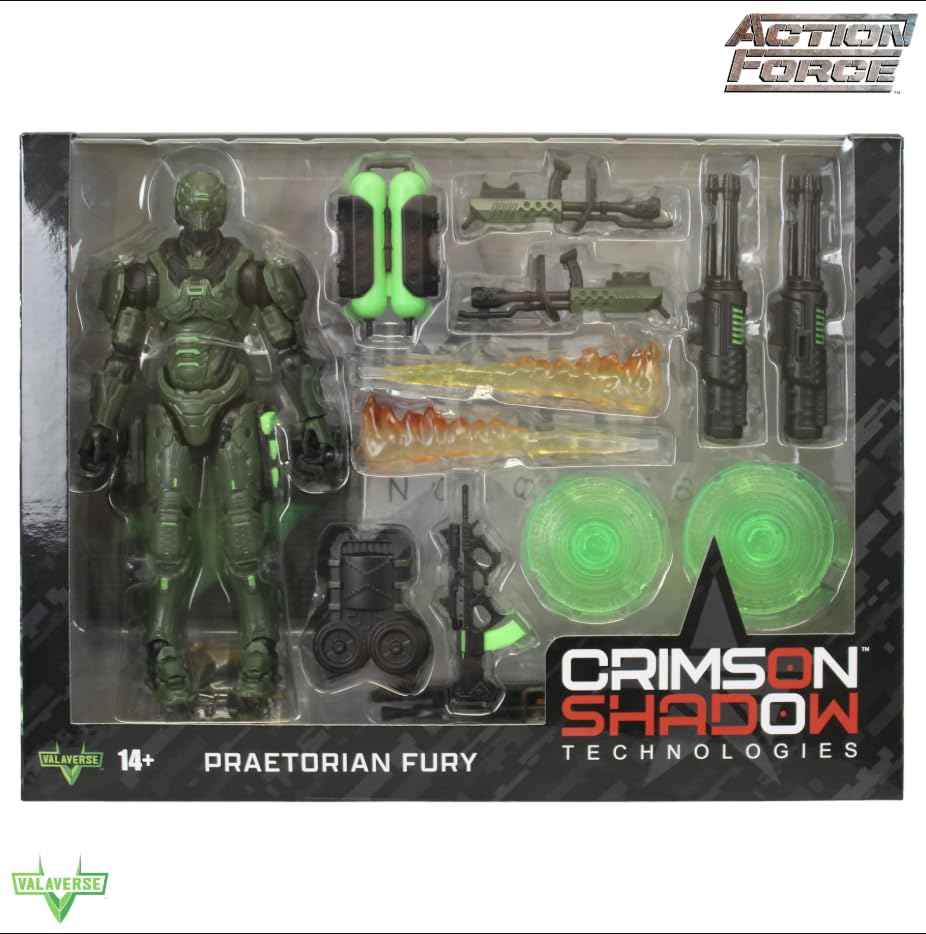 Action Force Valaverse Series 6 Praetorian Fury Premium 6-Inch Scale Action Figure with Multiple Accessories