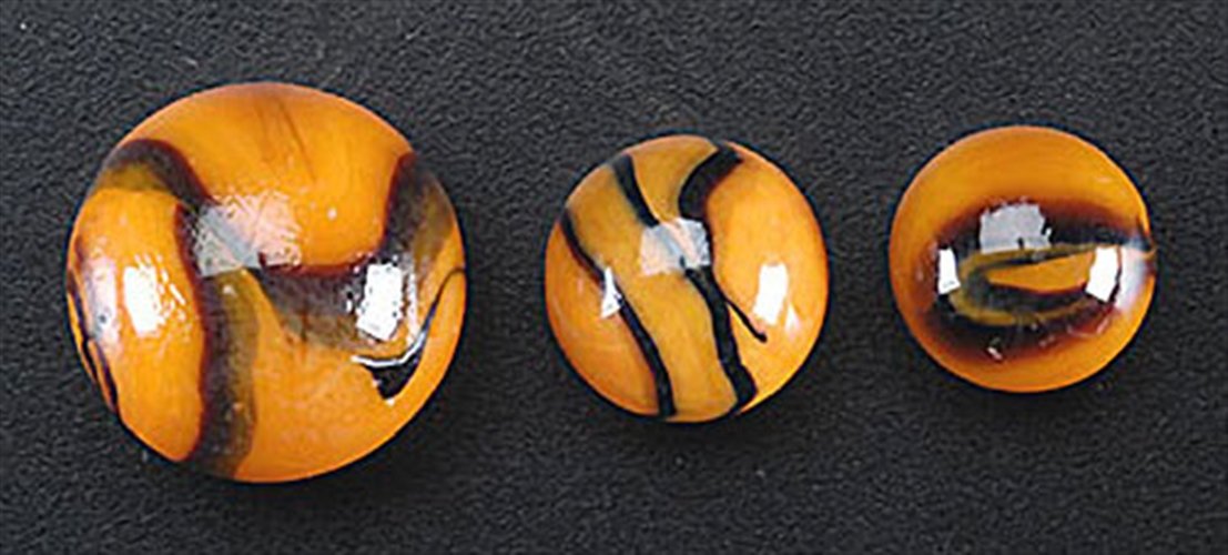 FS USA Glass Mega Marbles Bengal Tiger Game Net Set (25 Piece)
