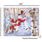 Springbok's 1000 Piece Jigsaw Puzzle Winter Friends - Made in USA