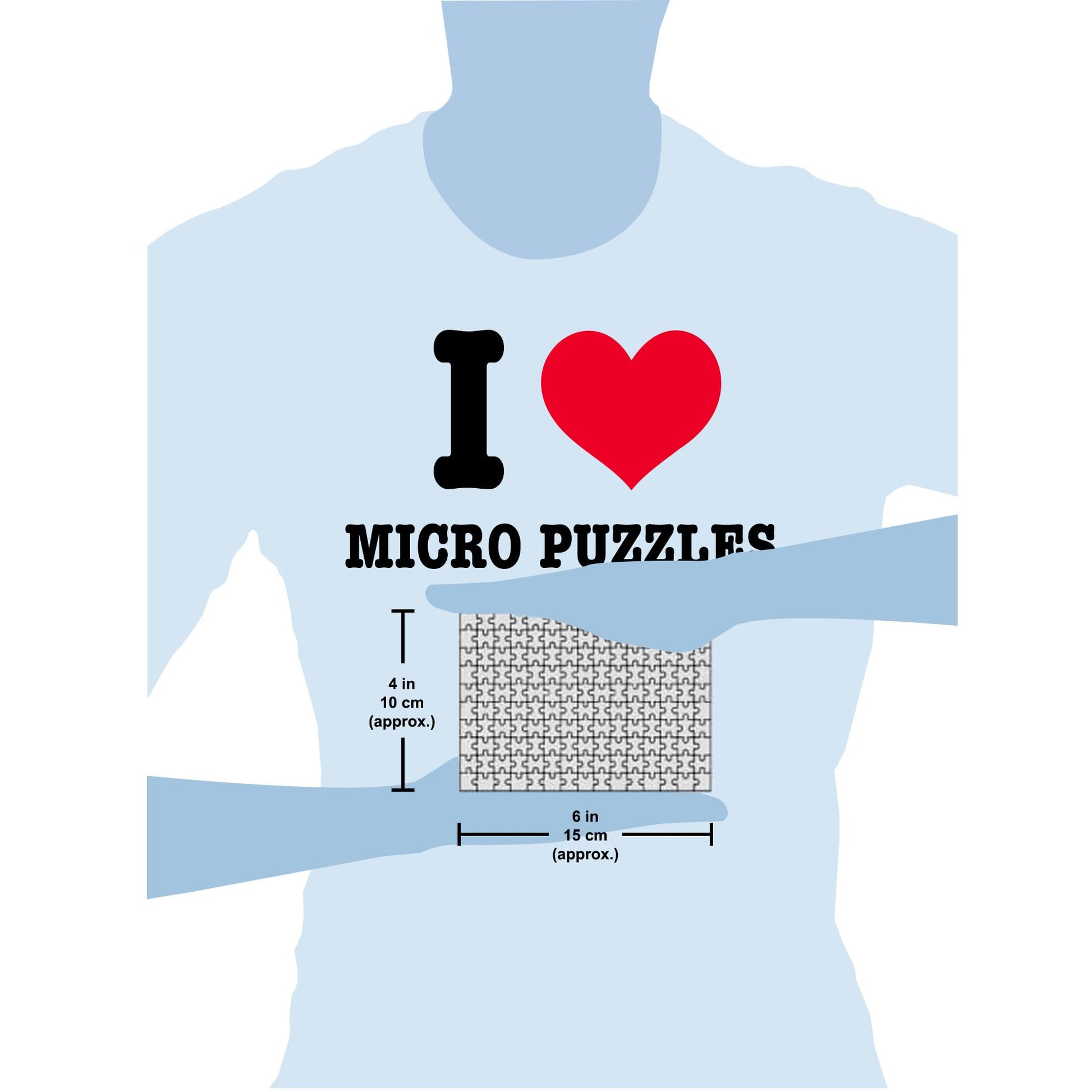 Micro Puzzles Happy Campers Mini Jigsaw Puzzle for Adults - 150 Piece Small Pocket Puzzle 4x6 Inches, Cute Travel Puzzle, Unique Gift Idea - Made in