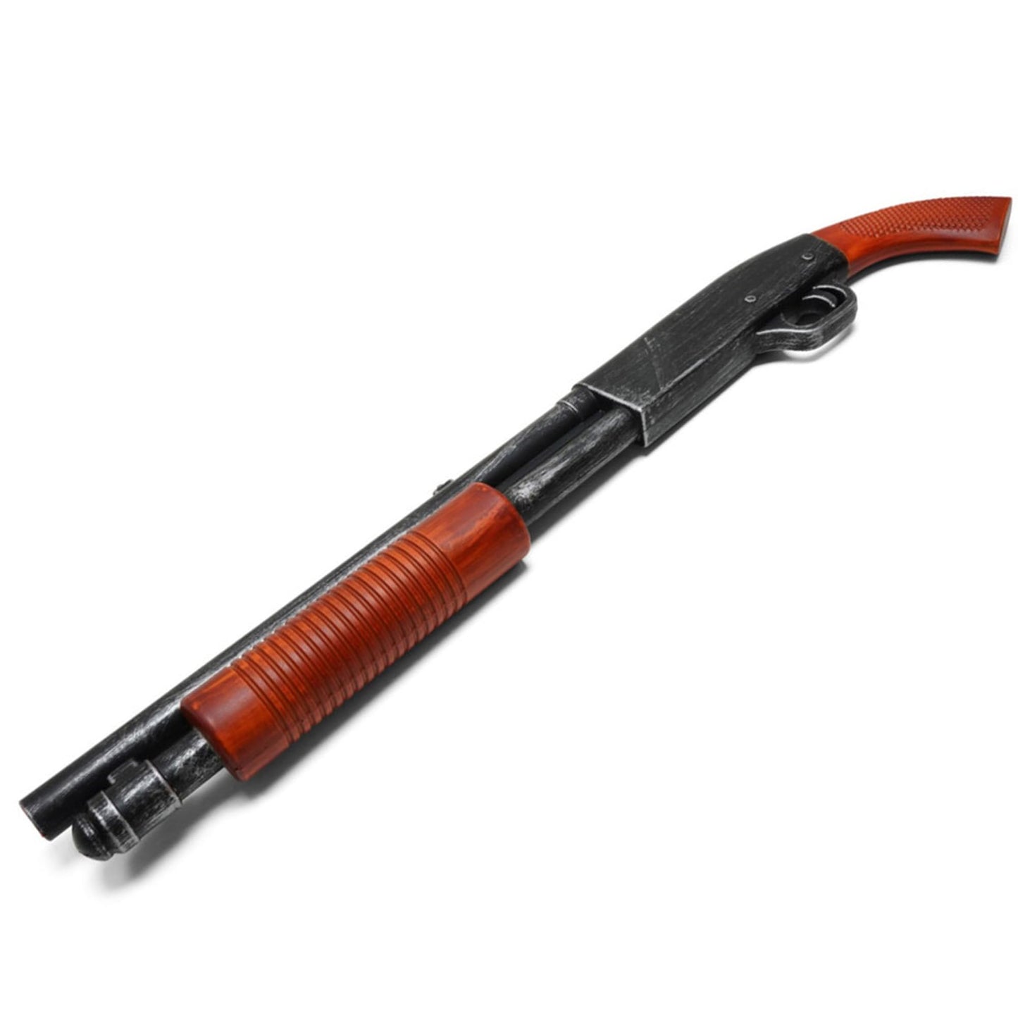 30” Foam Horror Movie Pump Shotgun with Brown Grip Replica | Collectible Cosplay Prop | Lightweight Safe Costume Accessory