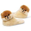 Gund Boo The World's Cutest Dog Child Sized Slippers 11" Plush, One Size